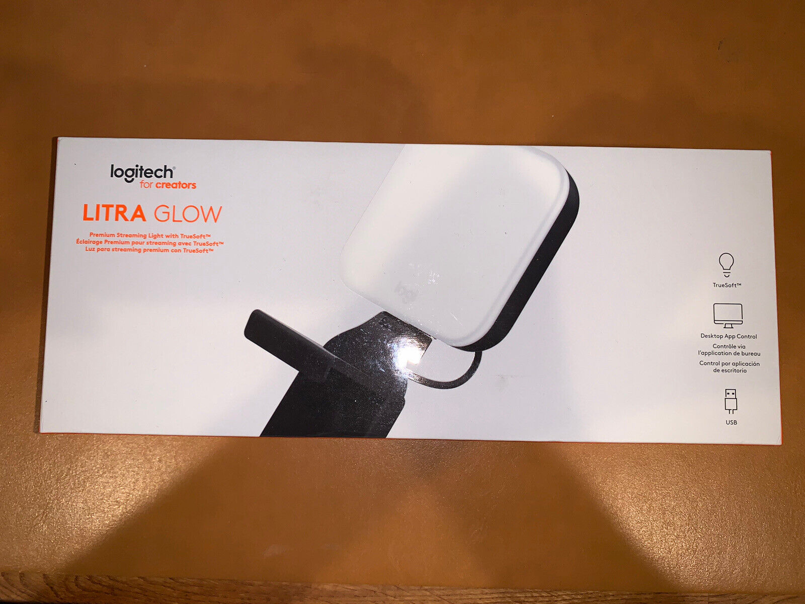 Logitech Litra Glow Premium Led Streaming Light With Truesoft